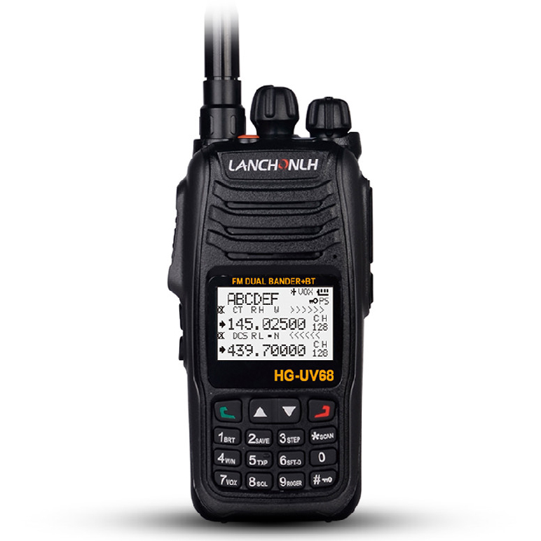 Bluetooth Aviation UV To Segment Radio Walkie Talkie